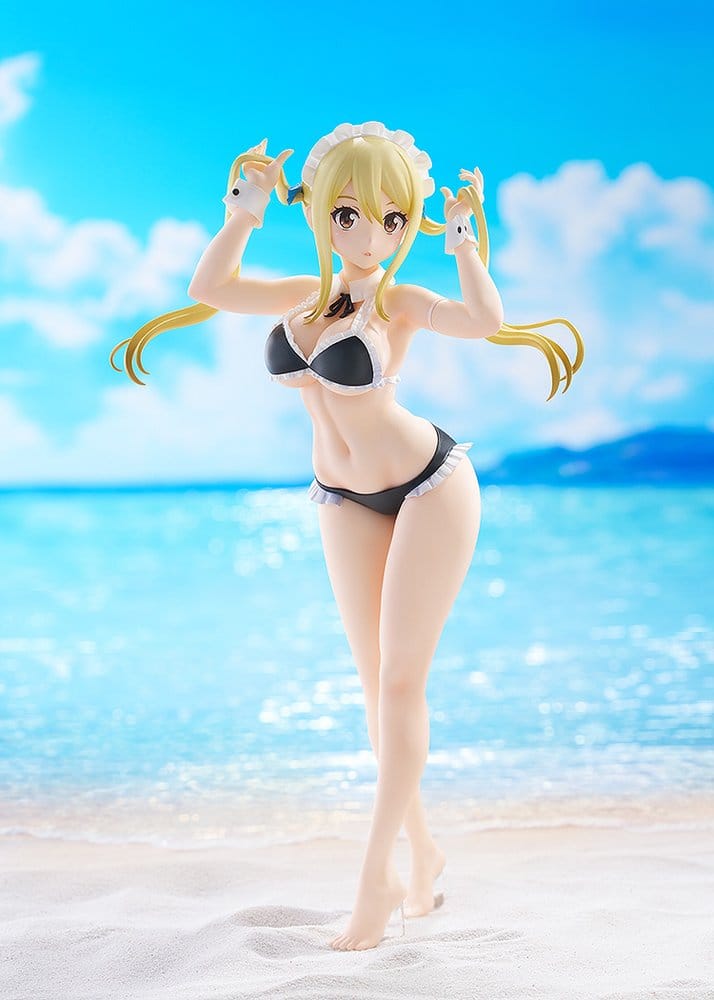 Fairy Tail 100 Years Quest Beach Queens Pop Up Parade PVC Statue Lucy Heartfilia: Virgo Form Swimsuit Ver. L Size 23 cm Image 3