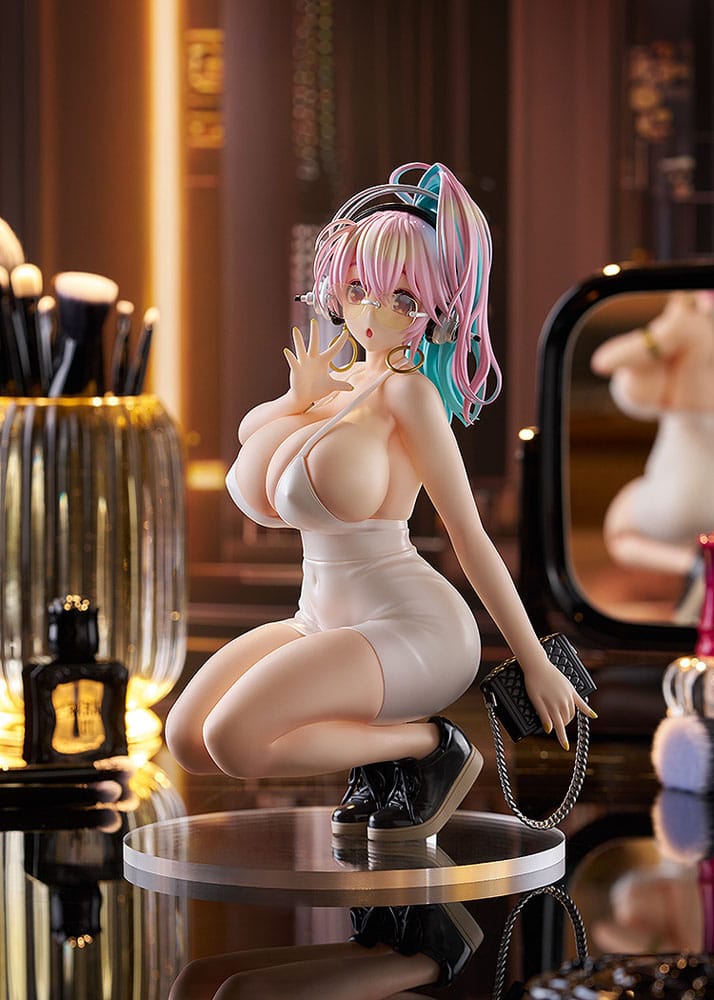 Super Sonico Pop Up Parade PVC Statue Super Sonico: 15th Mini Dress Ver. L Size 20 cm Image 3