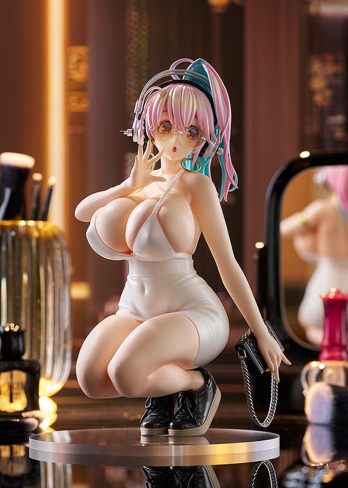 Super Sonico Pop Up Parade PVC Statue Super Sonico: 15th Mini Dress Ver. L Size 20 cm Image 4
