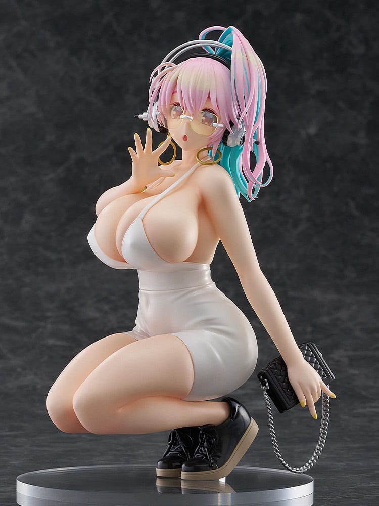 Super Sonico Pop Up Parade PVC Statue Super Sonico: 15th Mini Dress Ver. L Size 20 cm Image 7
