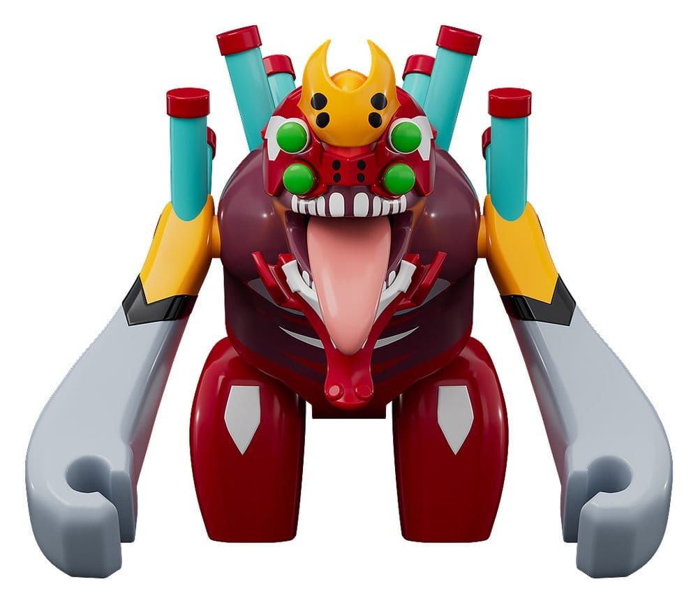 Rebuild of Evangelion Brickroid Minifigur Evangelion Unit 02 Beast Form 2nd Phase (Type 1) 4 cm Image 1