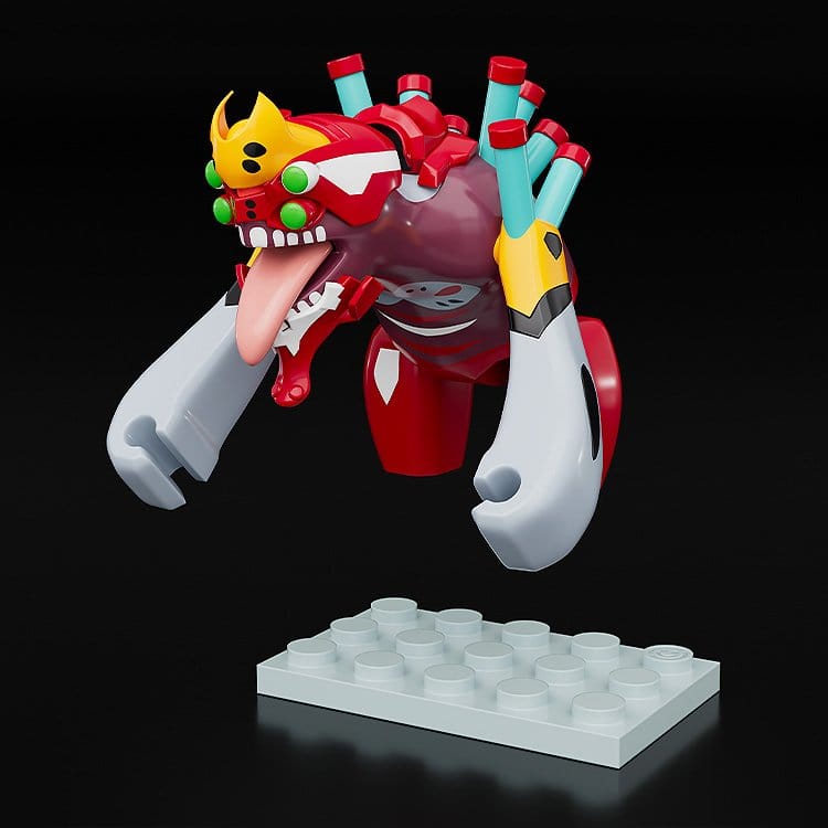 Rebuild of Evangelion Brickroid Minifigur Evangelion Unit 02 Beast Form 2nd Phase (Type 1) 4 cm Image 4