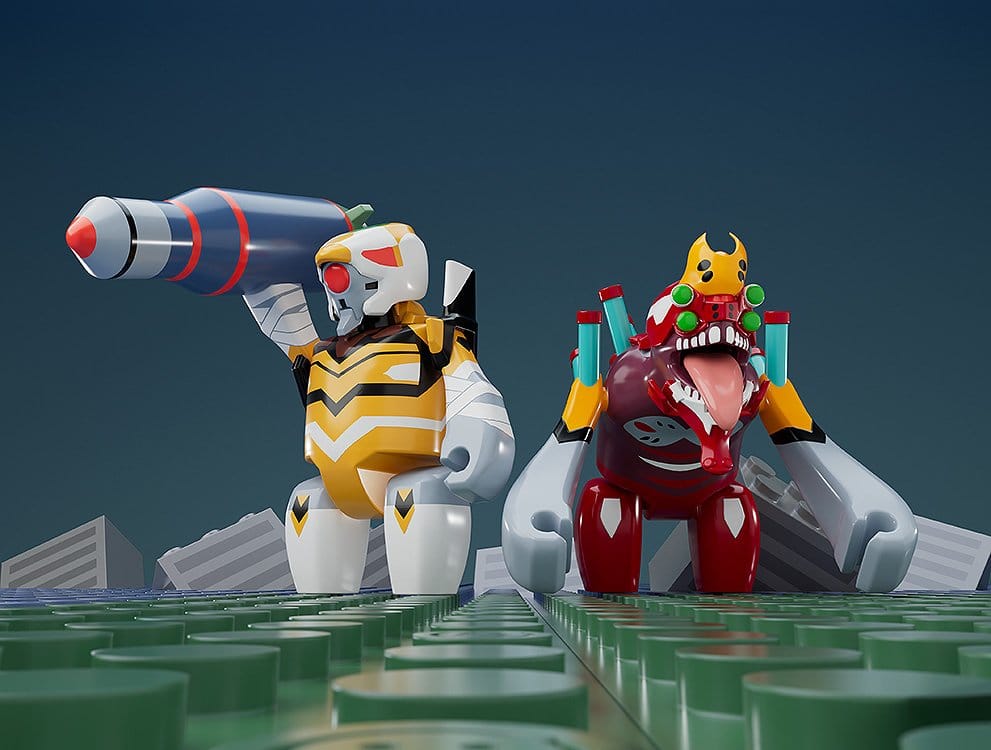 Rebuild of Evangelion Brickroid Minifigur Evangelion Unit 02 Beast Form 2nd Phase (Type 1) 4 cm Image 5