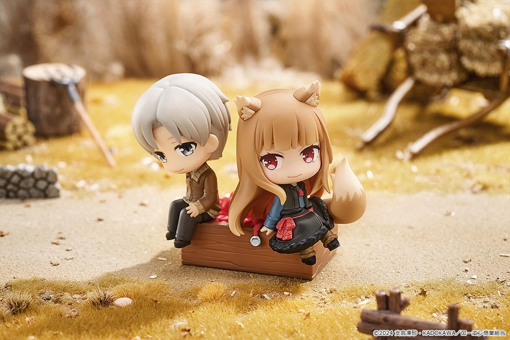Spice and Wolf: Merchant Meets the Wise Wolf Mini Memory Minifigur Lawrence & Holo 8 cm Image 7
