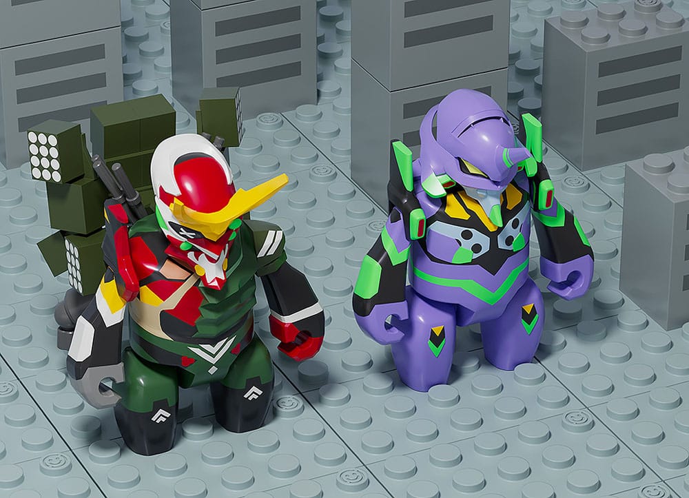 Rebuild of Evangelion Brickroid Actionfigur Evangelion Production Model-New 02 a 5 cm Image 5