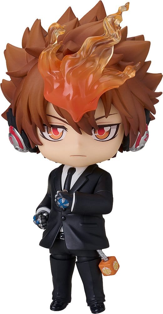 Reborn! Series Nendoroid Actionfigur Tsunayoshi Sawada: Black Suit Ver. 11 cm Image 1