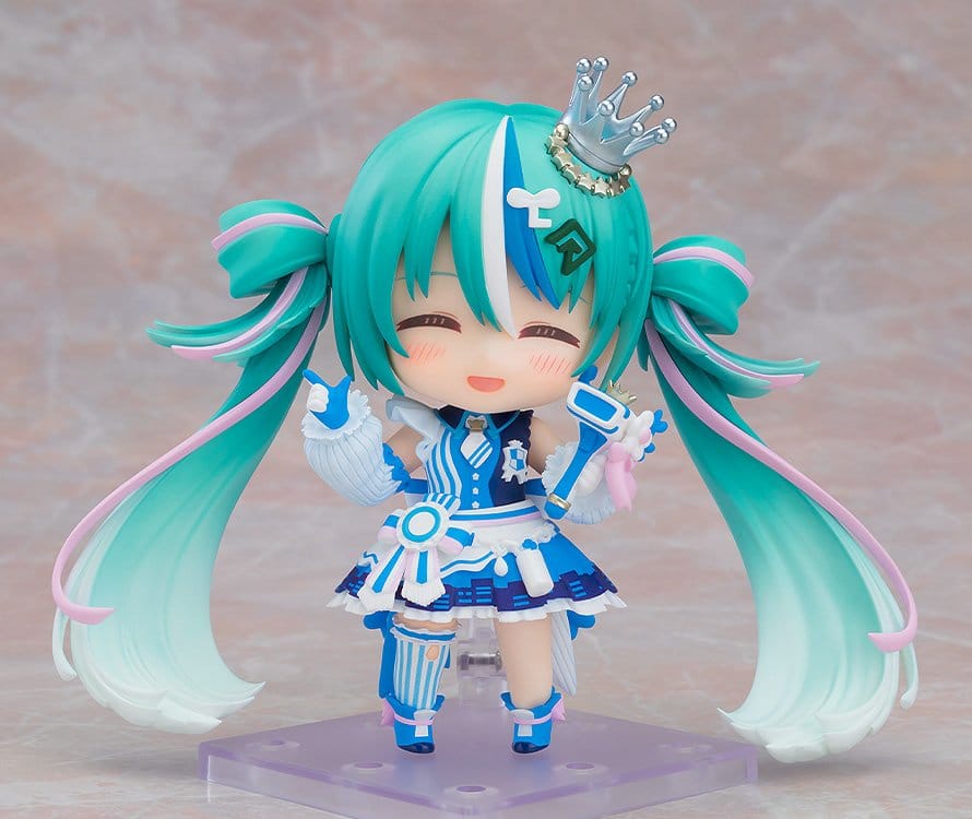 Character Vocal Series 01: Hatsune Miku PVC Statue Nendoroid Lawson's 50th anniversary Special Live Ver. 10 cm Image 3
