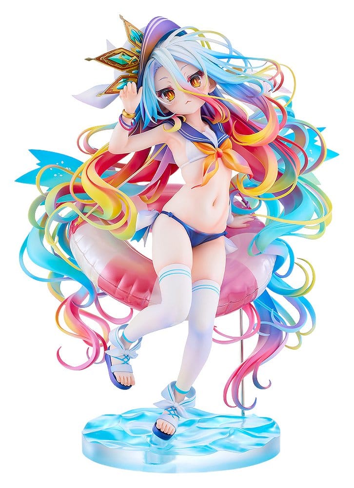 No Game No Life Statue 1/7 Shiro: Sailor-Style Swimsuit Ver. 24 cm Image 1