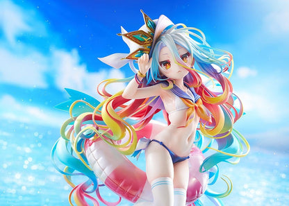 No Game No Life Statue 1/7 Shiro: Sailor-Style Swimsuit Ver. 24 cm Image 5
