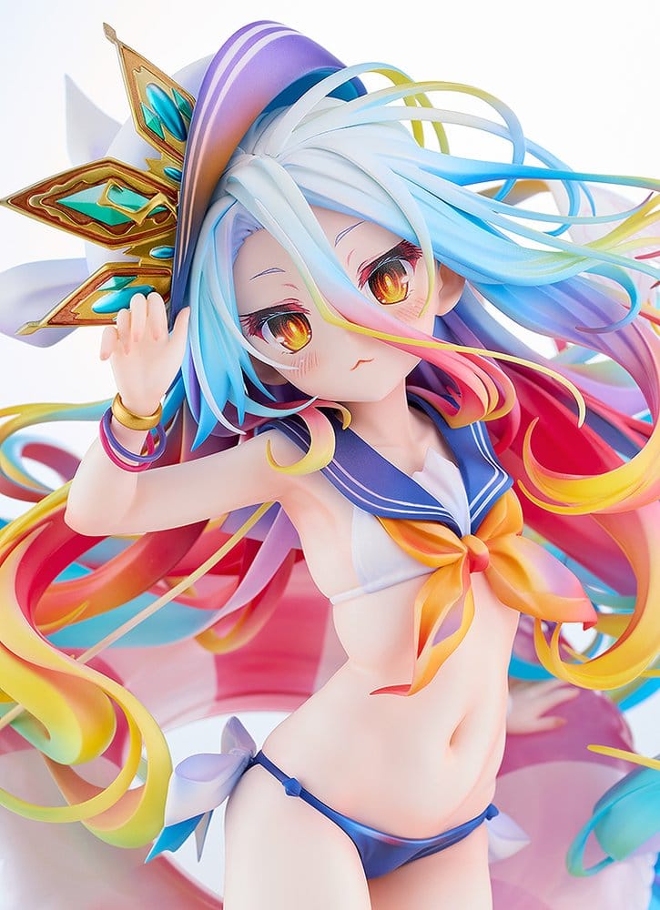 No Game No Life Statue 1/7 Shiro: Sailor-Style Swimsuit Ver. 24 cm Image 6