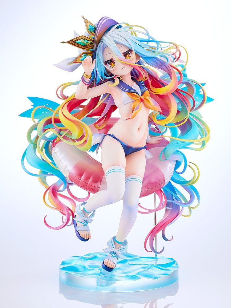 No Game No Life Statue 1/7 Shiro: Sailor-Style Swimsuit Ver. 24 cm Image 7