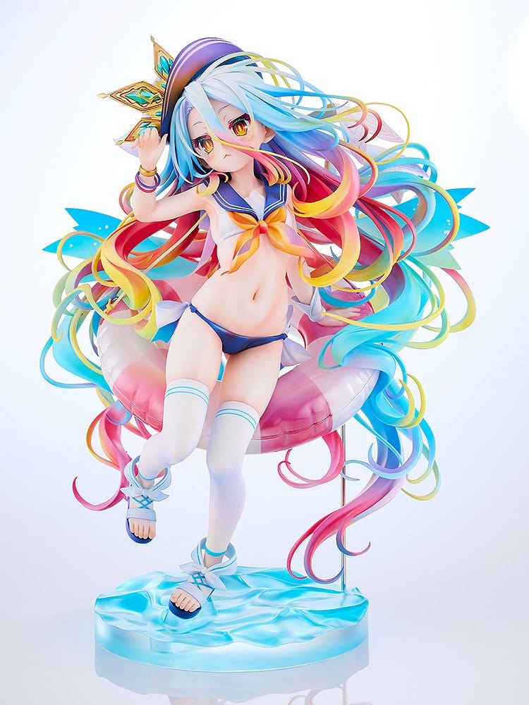 No Game No Life Statue 1/7 Shiro: Sailor-Style Swimsuit Ver. 24 cm Image 8