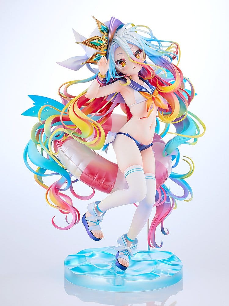 No Game No Life Statue 1/7 Shiro: Sailor-Style Swimsuit Ver. 24 cm Image 9