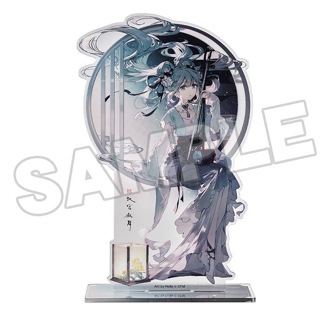 Character Vocal Series 01: Hatsune Miku Acrylic Stand Hatsune Miku Han Gong Qiu Yue Ver. 23 cm Image