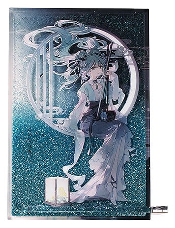 Character Vocal Series 01: Hatsune Miku Glitter Acryl Block Hatsune Miku Han Gong Qiu Yue Ver. 15 cm Image 1