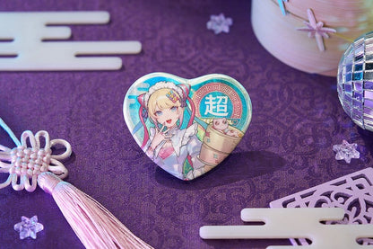 Needy Streamer Overload Needy Streamer Chinese Restaurant Series Heart-Shaped Ansteckbutton OMGkawaiiAngel 7 x 6 cm Image 3