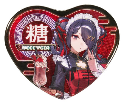 Needy Streamer Overload Needy Streamer Chinese Restaurant Series Heart-Shaped Ansteckbutton Ame Image 1