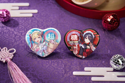 Needy Streamer Overload Needy Streamer Chinese Restaurant Series Heart-Shaped Ansteckbutton Ame Image 2