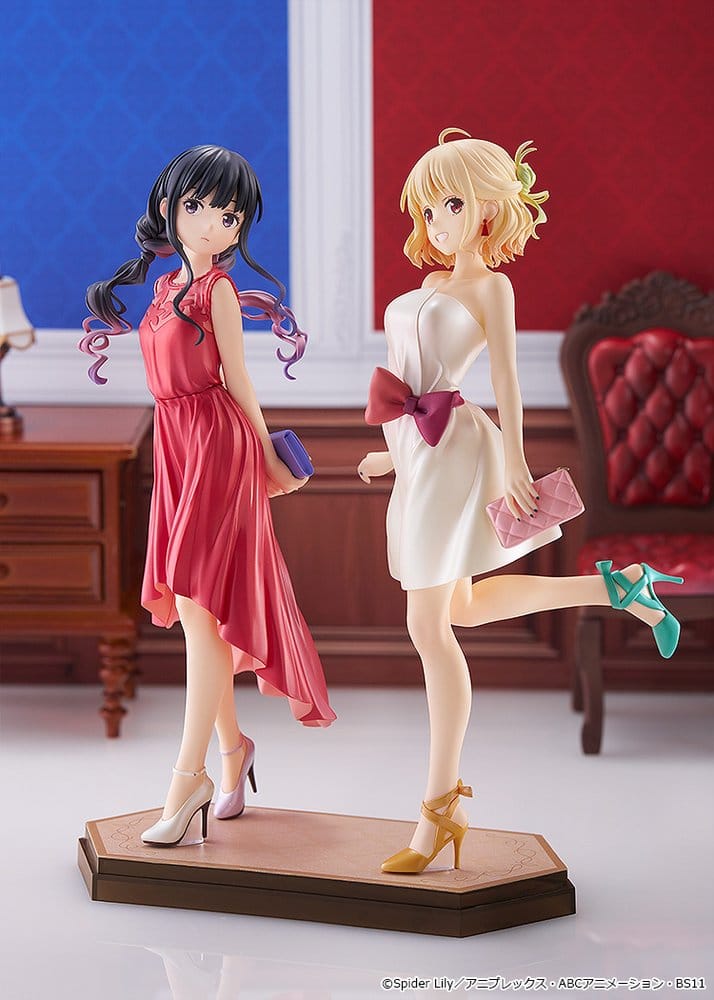 Lycoris Recoil Pop Up Parade PVC Figuren 2er-Pack Chisato Nishikigi & Takina Inoue: After Party! Ver. L Size Image 3