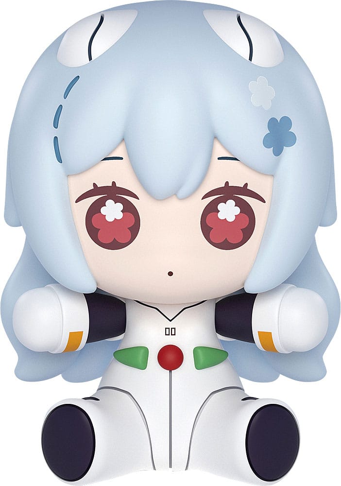 Neon Genesis Evangelion: Rebuild of Evangelion Huggy Good Smile Chibi Figur Rei Ayanami: Long Hair Ver. 7 cm Image 1
