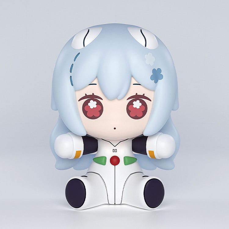 Neon Genesis Evangelion: Rebuild of Evangelion Huggy Good Smile Chibi Figur Rei Ayanami: Long Hair Ver. 7 cm Image 2