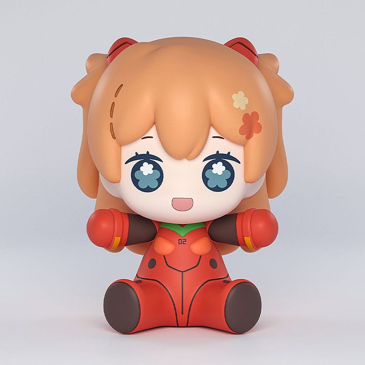 Neon Genesis Evangelion: Rebuild of Evangelion Huggy Good Smile Chibi Figur Asuka Shikinami Langley: Plugsuit Ver. 7 cm Image 2