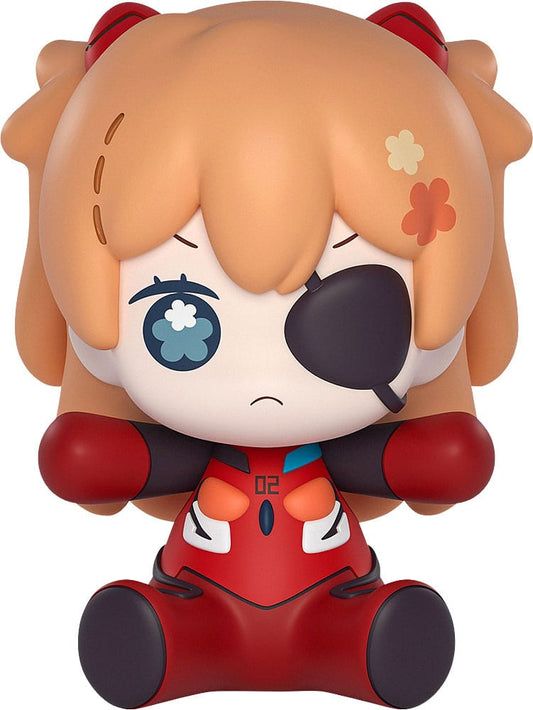Neon Genesis Evangelion: Rebuild of Evangelion Huggy Good Smile Chibi Figur Asuka Shikinami Langley: Eye Patch Ver. 7 cm Image 1