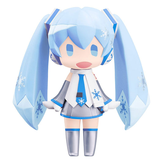 Character Vocal Series 01: Hatsune Miku HELLO! GOOD SMILE Actionfigur Snow Miku 10 cm Image 1