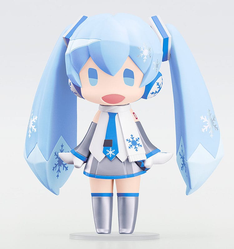 Character Vocal Series 01: Hatsune Miku HELLO! GOOD SMILE Actionfigur Snow Miku 10 cm Image 4