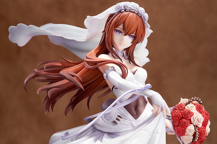Steins Gate PVC Statue 1/7 Kurisu Makise: Wedding Dress Ver. 26 cm Image 6