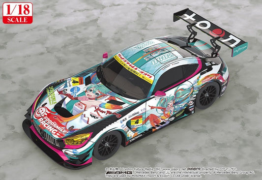 Hatsune Miku GT Project Fahrzeug 1/18 Good Smile Hatsune Miku AMG 2016 SUPER GT Ver. 26 cm Image 2