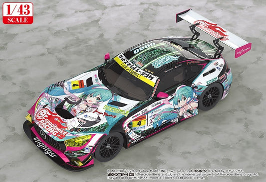 Hatsune Miku GT Project Fahrzeug 1/43 Good Smile Hatsune Miku AMG 2019 Ver. 11 cm Image 2