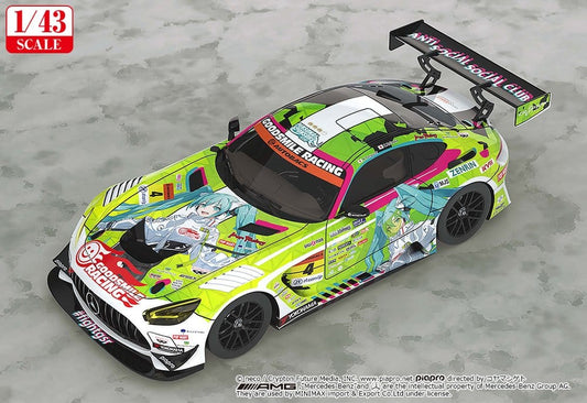 Hatsune Miku GT Project Fahrzeug 1/43 Good Smile Hatsune Miku AMG 2022 Season Opening Ver. 11 cm Image 2