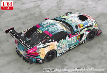 Hatsune Miku GT Project Fahrzeug 1/64 Good Smile Hatsune Miku AMG 2017 Super GT Ver. 7 cm Image 3