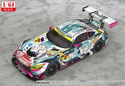 Hatsune Miku GT Project Fahrzeug 1/64 Good Smile Hatsune Miku AMG 2018 SUPER GT Ver. 7 cm Image 2