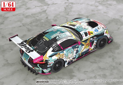 Hatsune Miku GT Project Fahrzeug 1/64 Good Smile Hatsune Miku AMG 2018 SUPER GT Ver. 7 cm Image 3