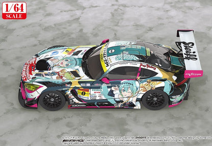 Hatsune Miku GT Project Fahrzeug 1/64 Good Smile Hatsune Miku AMG 2018 SUPER GT Ver. 7 cm Image 4