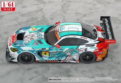 Hatsune Miku GT Project Fahrzeug 1/64 AMG 2023 Season Opening Ver. 7 cm Image 4