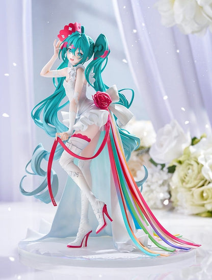 Hatsune Miku GT Project G.S. Collection PVC Figur 1/7 Racing Miku 15th "Rhapsody" 2010-2025 27 cm Image 2