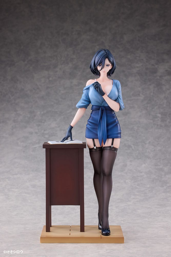 Original Character PVC Statue 1/6 Toutotsu ni Nugidasu Tennen Bijutsu Kyoushi Rumi Illustration by Keso Shirou 28 cm Image 1