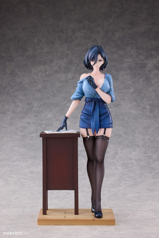 Original Character PVC Statue 1/6 Toutotsu ni Nugidasu Tennen Bijutsu Kyoushi Rumi Illustration by Keso Shirou 28 cm Image 1