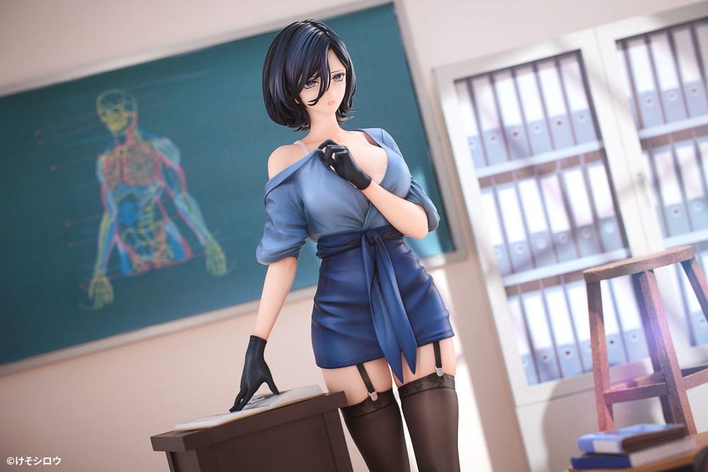 Original Character PVC Statue 1/6 Toutotsu ni Nugidasu Tennen Bijutsu Kyoushi Rumi Illustration by Keso Shirou 28 cm Image 4