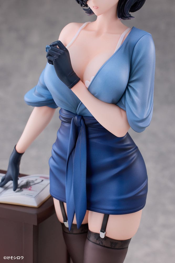 Original Character PVC Statue 1/6 Toutotsu ni Nugidasu Tennen Bijutsu Kyoushi Rumi Illustration by Keso Shirou 28 cm Image 6