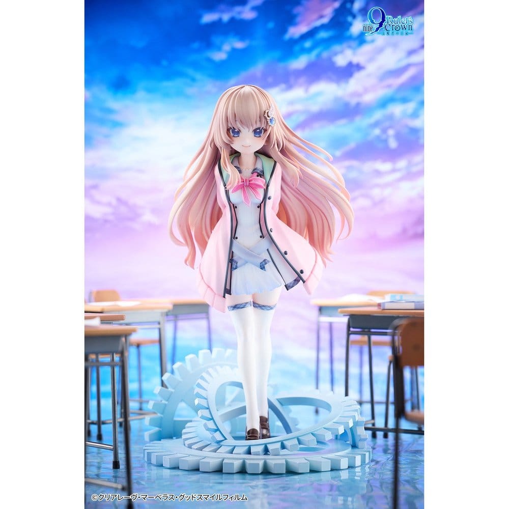 9-nine- PVC Figur 1/6 Ruler's Crown Miyako Kujo 25 cm Image 2