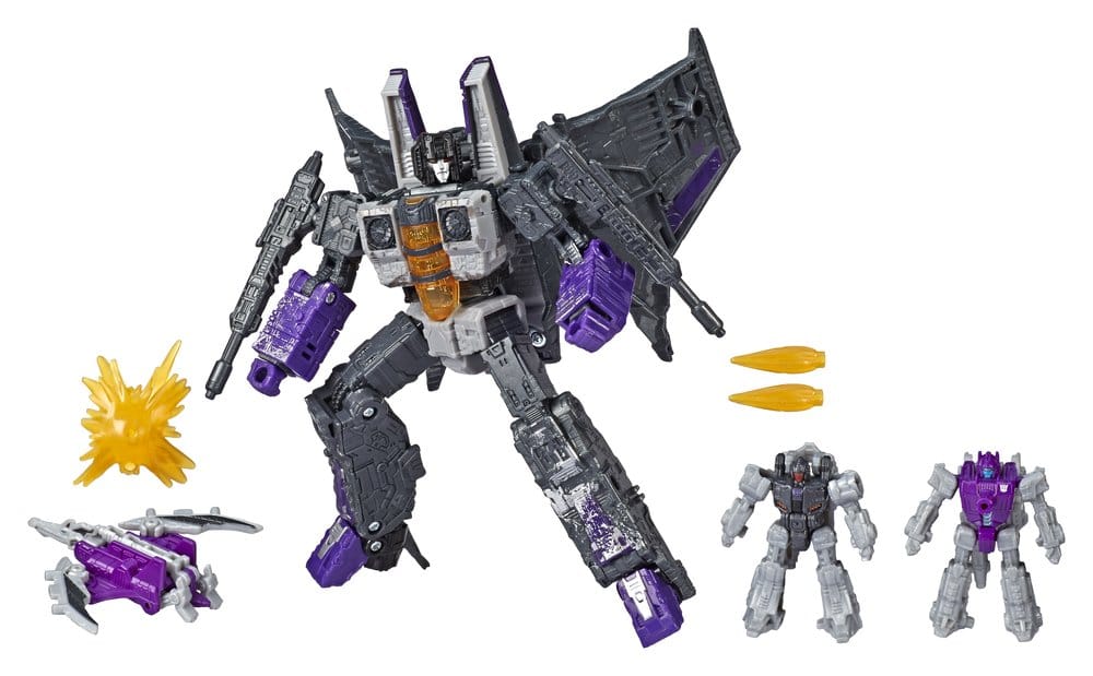 Transformers Generations War for Cybertron: Siege Voyager Class Actionfiguren 4er-Pack Decepticon Phantomstrike Squadron 18 cm Image 1