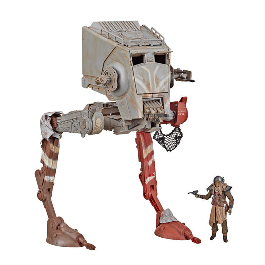 Star Wars The Mandalorian Vintage Collection Fahrzeug AT-ST Raider & Klatooinian Image 1