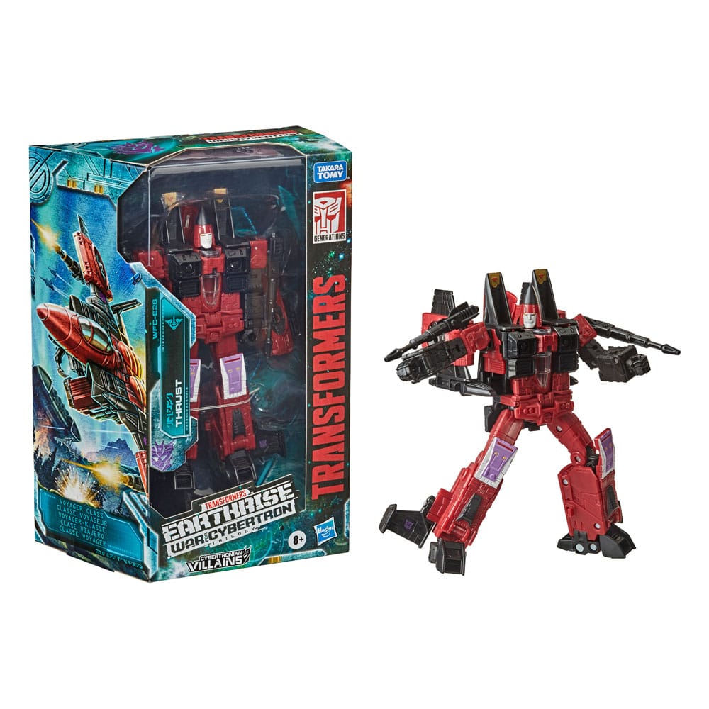 Transformers Generations War for Cybertron: Earthrise Voyager Class Actionfigur Thrust 18 cm Image 5