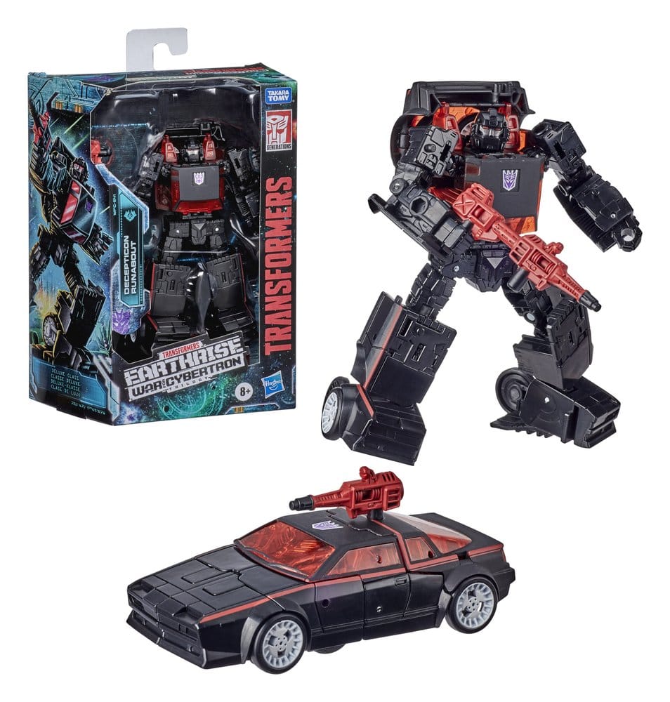 Transformers Generations War for Cybertron: Earthrise Deluxe Class Actionfigur Decepticon Runabout WFC-E41 14 cm Image 6