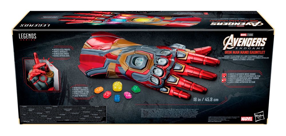 Marvel Legends Series Elektronischer Handschuh Iron Man Nano Gauntlet Image 11