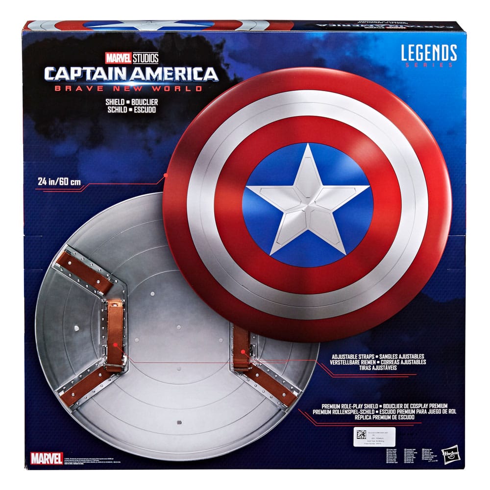 Captain America: Brave New World Marvel Legends Premium Rollenspiel-Schild 60 cm Image 3